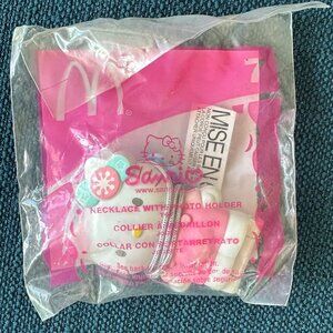 Vintage 2003 McDonalds Happy Meal Toy Sanrio Hello Kitty Necklace w Photo Holder